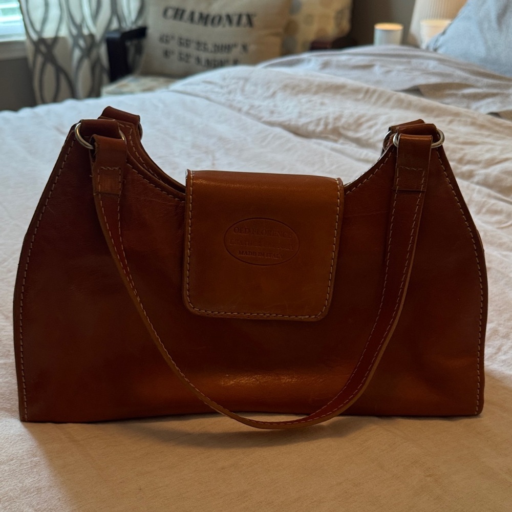 Italian Leather Brown Leather Handbag